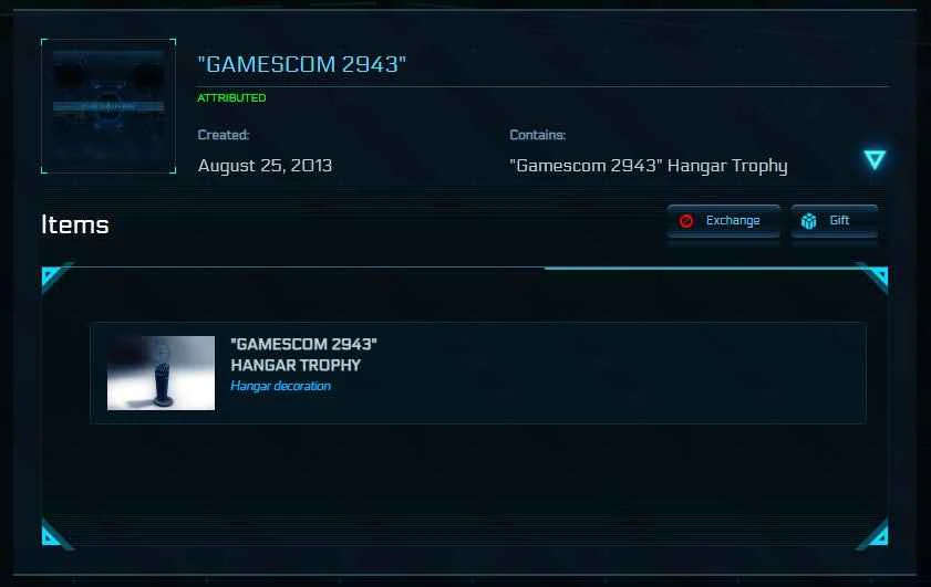 Gamescom 2943 Hangar Trophy - Image 3