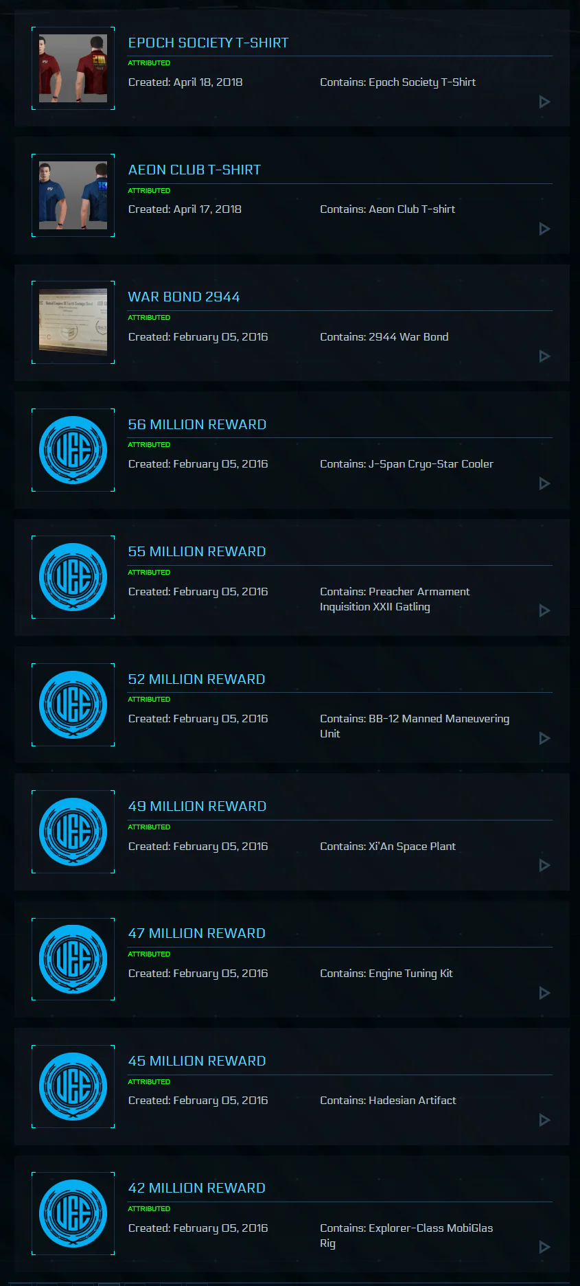 Legatus Navium Account – Kraken (LTI), Executive Fleet & Concierge Perks - Image 9