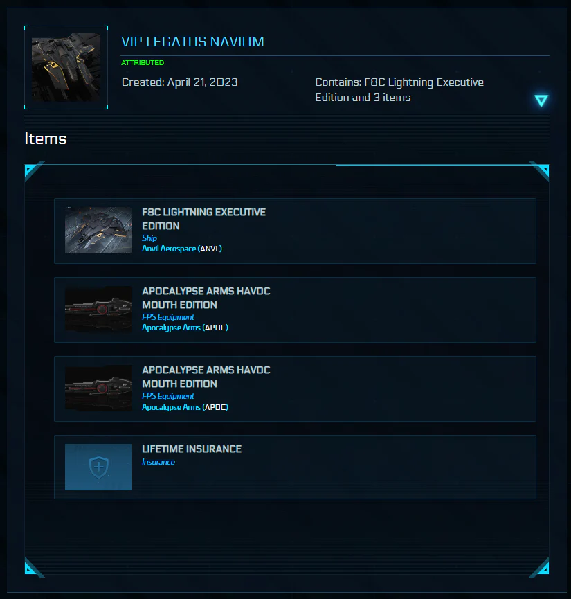 Legatus Navium Account – Kraken (LTI), Executive Fleet & Concierge Perks - Image 6