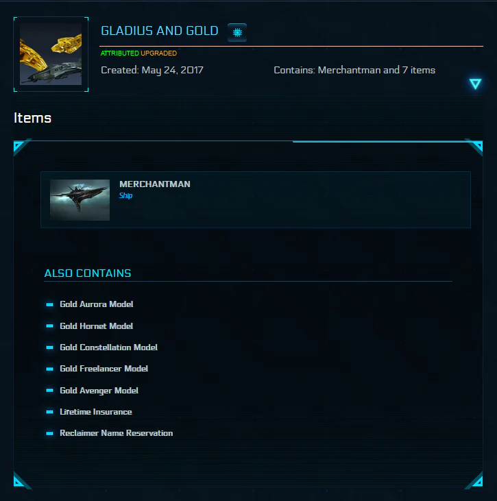 Star Kitten Dragonfly / F8C Lightning / Carrack Exp / Reclaimer BIS / BMM / Account - Image 3