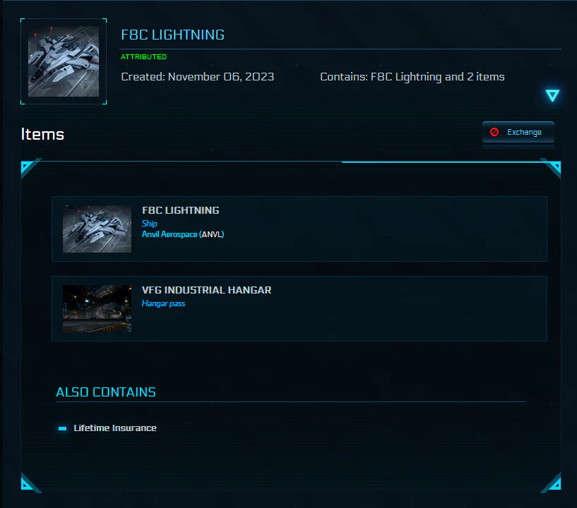 Star Kitten Dragonfly / F8C Lightning / Carrack Exp / Reclaimer BIS / BMM / Account - Image 7