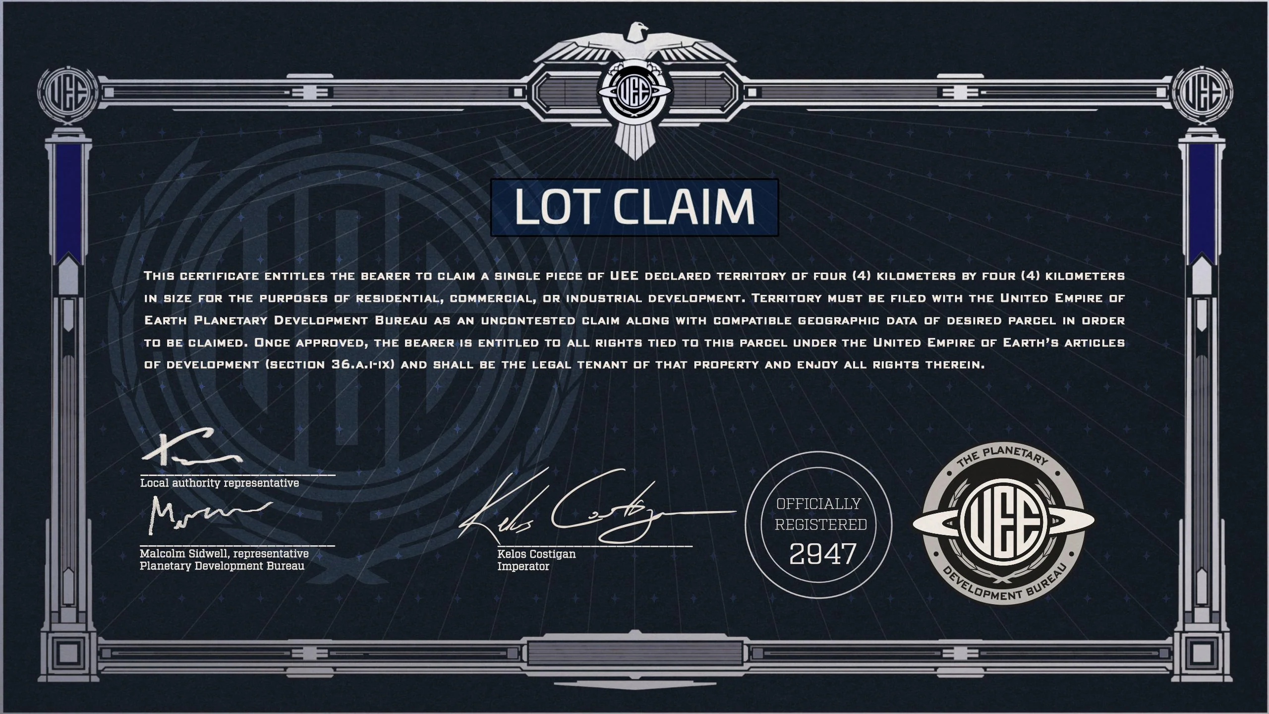 UEE Land Claim License - Lot Parcel - Image 3