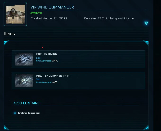 Wing Commander Concierge Account — Original Backer Verified | Drake Kraken Privateer LTI, AMD Mustang Omega & F8C Lightning LTI | Mercury Nightrunner + Full Milestone Archive | Star Citizen + Squadron 42 Access - Image 4